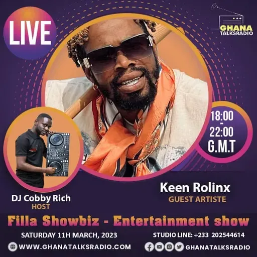 Dj Cobby Rich interviews Keen Rolinx on Filla Showbiz