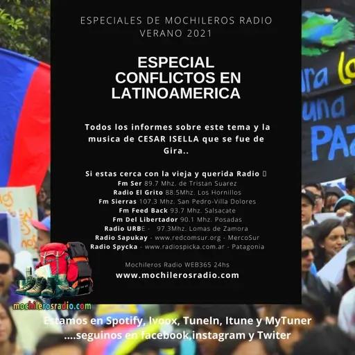 Mochileros 236 - Especial CONFLICTOS EN LATINOAMÉRICA