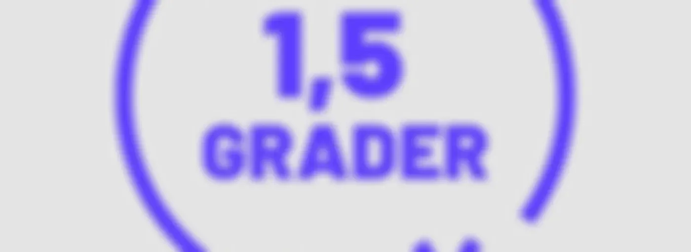 1,5 grader