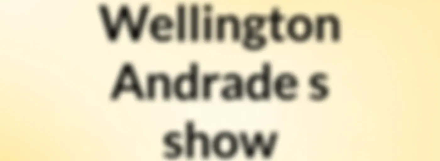 Wellington Andrade's show