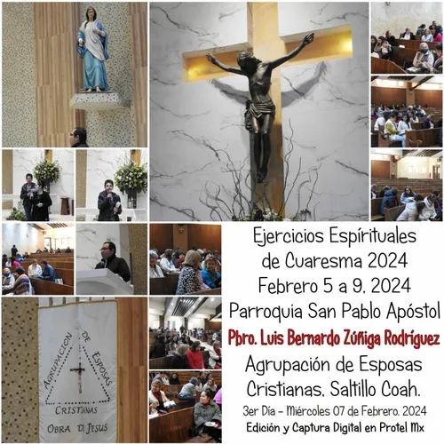 Día 3 - Ejercicios de Cuaresma 2024, Agrupación de Esposas Cristianas Saltillo.