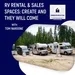 RV Rental & Sales Spaces: Create And They Will Come