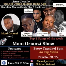 Moni Orianzi Show on FameNet 91.3 Fm