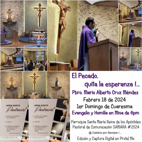 Podcast # 945 - Evangelio y Homilía del 18 de Febrero, 2024 - Pbro. Mario Cruz - #SomosSamara