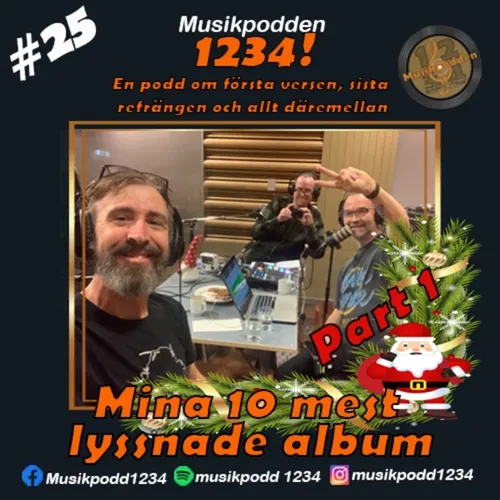 #25 - Mina 10 mest lyssnade album - Del 1 av 2