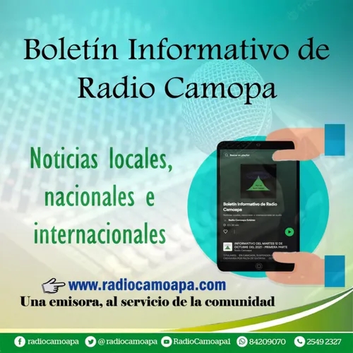 Boletín Informativo de Radio Camoapa - Martes 12 de julio del 2022