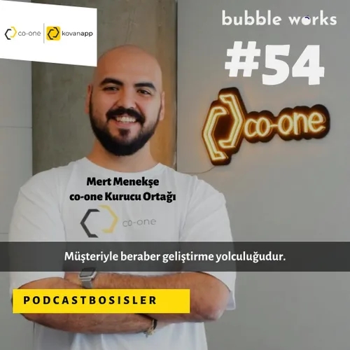 #54 co-one kurucu ortaklarından Mert Menekşe'yle yapay zekanın geldiği noktayı, kurumlardaki yapay zeka uygulamalarını ve işin geleceğini konuştuk