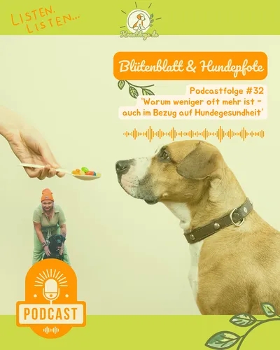 Podcastfolge #32 “Warum weniger oft mehr ist - auch im Bezug auf Hundegesundheit”