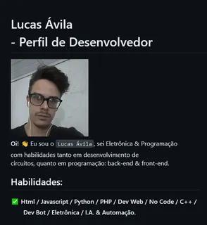 Meu Perfil no Github: