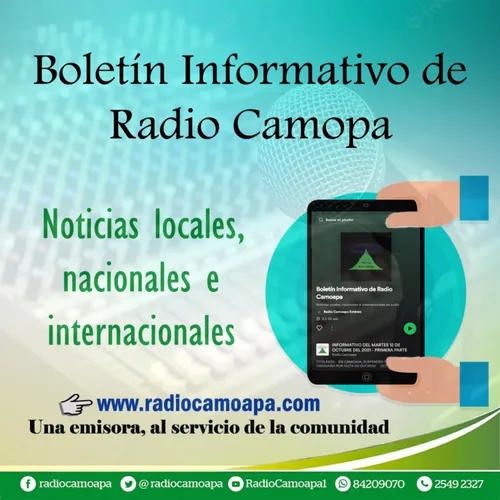 Boletín Informativo de Radio Camoapa - Miércoles 31 de agosto del 2022