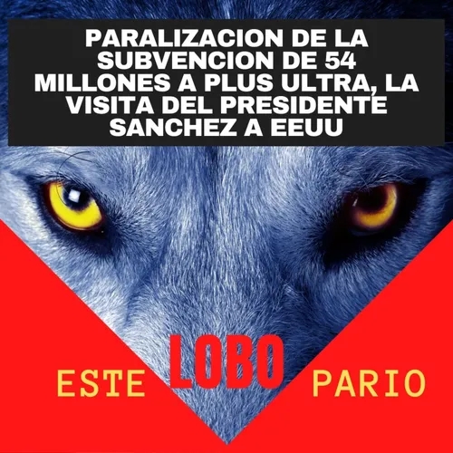 1175-paralización de la subvención de 54 millones a plus ultra, la visita del presidente Sánchez a eeuu-🐺 Estelobopario -☢-23-07-2021