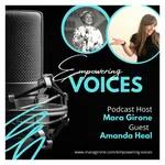 Empowering Voices with Amanda Heal and the word 'Resilience'