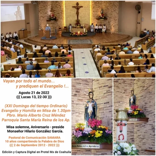 Podcast # 906 - Evangelio y Homilía del 21 de Agosto, 2022 - Monseñor Hilario González García