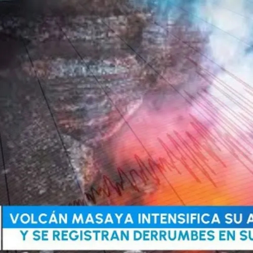 Darío Noticias- Volcán Masaya intensifica su actividad 