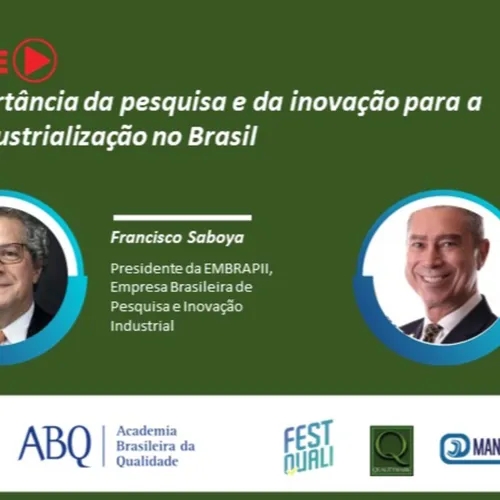 Live "A importância da pesquisa e da inovação para a Neoindustrialização no Brasil"
