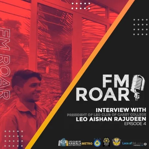 Interview with President of Leo Club of Carey College Leo Aishan Rajudeen