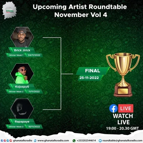 Up and Coming Artiste Roundtable: Season 4 Grand Finale