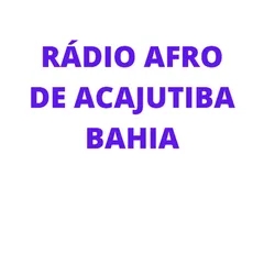 RADIO AFRO D ACAJUTIBA BAHIA