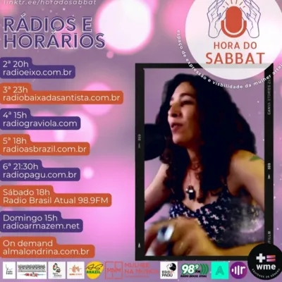 Hora do Sabbat T6 ep 30- apresentação Sarah Mascarenhas