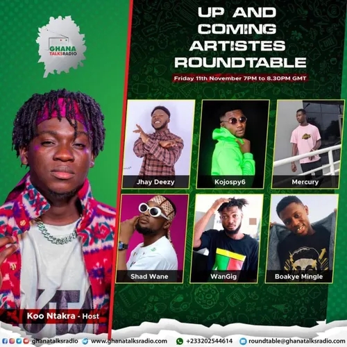 Week 2 of Season 4 of the Up and Coming Artiste Roundtable underway. Who wins?
