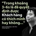 "Trong khoảng 3-6s là đã quyết định được Khách hàng có thích mình hay không..." - Quang Nguyễn - Head of Marketing Ly Gia Vien.