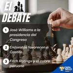 EL DEBATE / José Williams a la presidencia del Congreso, Encuestas favorecen a Castillo, Fitch Ratings y el cobre peruano