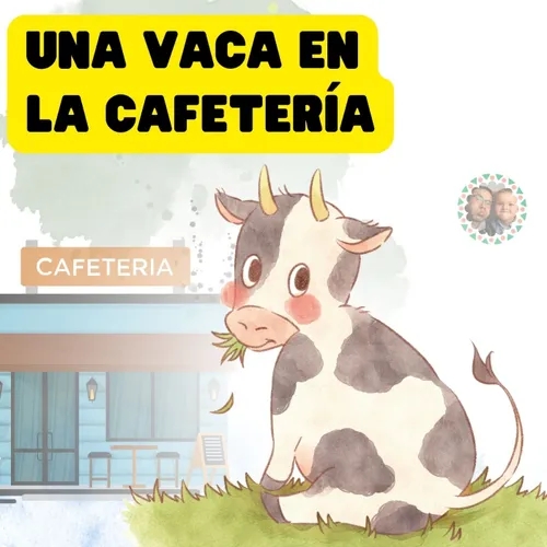 Una vaca en la cafetería