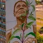 Muralismo localizado no prédio do Daer é inaugurado nesta segunda-feira em Porto Alegre