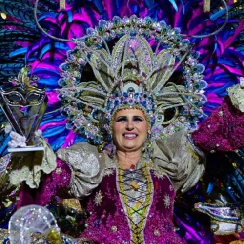 Hablamos con la veguera Eva Costa Gran Dama del Carnaval de Las Palmas de Gran Canaria 2024