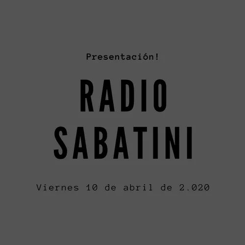 Presentación de Radio Sabatini