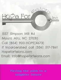 Hope For Felons INC