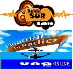 Una  On line Bahia Sur Radio Y Radio Pleamar 