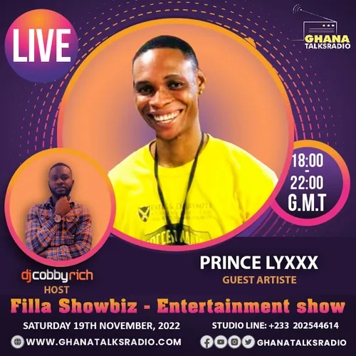 One On One Interview with Prince Lyxxx on Filla Showbiz