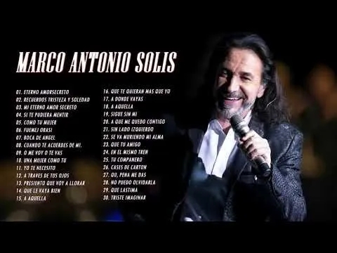 2 Hora De Éxitos Romanticos de Marco Antonio Solis - Las 30 Canciones Romanticas Más Hermosas
