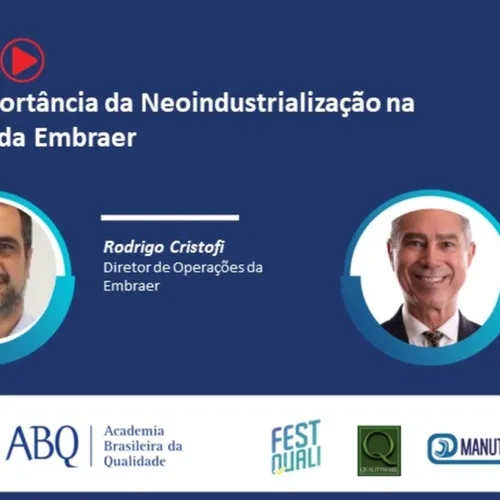Live "A importância da Neoindustrialização na visão da Embraer", com Rodrigo Cristofi