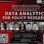 Day 6 | Data Analytics for Policy Research | A 6-Week Immersive Online Hands-On Certificate Training Course | #WebPolicyLearning IMPRI
