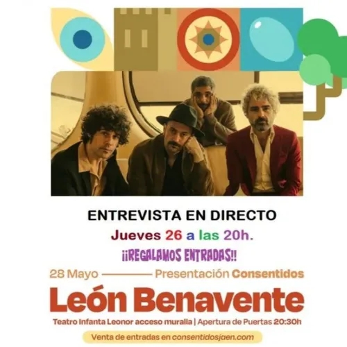 Entrevista a León Benavente-Concierto en Jaén (26-05-2022)