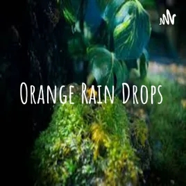 Orange Rain Drops