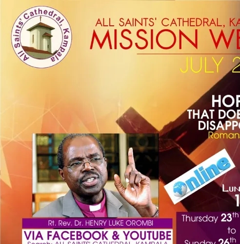 All Saints' Cathedral Kampala July 2020 Mission