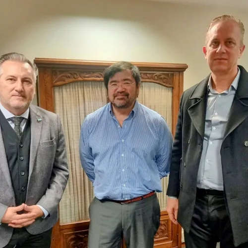 Lewandowski y Rabbia se reunieron con el fiscal de Victoria, Claudio Kishimoto