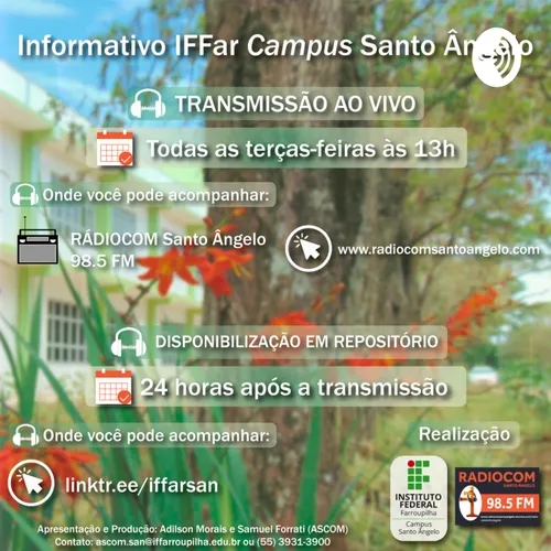04/10/22 - 130º Informativo IFFar SAN no rádio