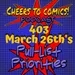 #403- March 26th's PULL-LIST PRIORITIES