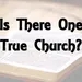 The “ONE TRUE CHURCH” by Damon Whitsell