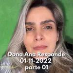 Dona Ana Responde - Live 01-11-2022 parte 01