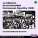 La militancia de la Comunidad Homosexual Argentina (CHA)