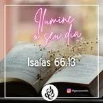 DEVOCIONAL #136, Isaías 66.13, por Pra. Dora Gananssim de Almeida

