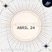 Horóscopo del día | 24 de abril de 2024