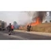 Sofocan sin heridos un aparatoso incendio de pastos en el barrio de Tres Olivos - MADRID ACTUAL