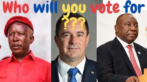Who will you vote for ??? ANC, DA or EFF
