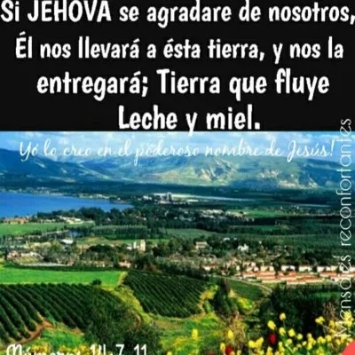 "El Señor nos entregará esta tierra, tierra que fluye Leche y Miel" Nm. 14:7, Gloriosa Presencia, Coro, Estado Falcón, Venezuela